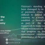 Setting tone for the improvements in Pakistan’s economy