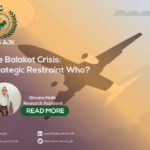The Balakot crisis: strategic restraint who?
