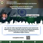 Hypersonic Arms in South Asia: Racing Toward Instability?