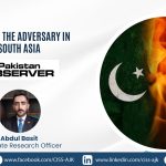 Framing the adversary in South Asia