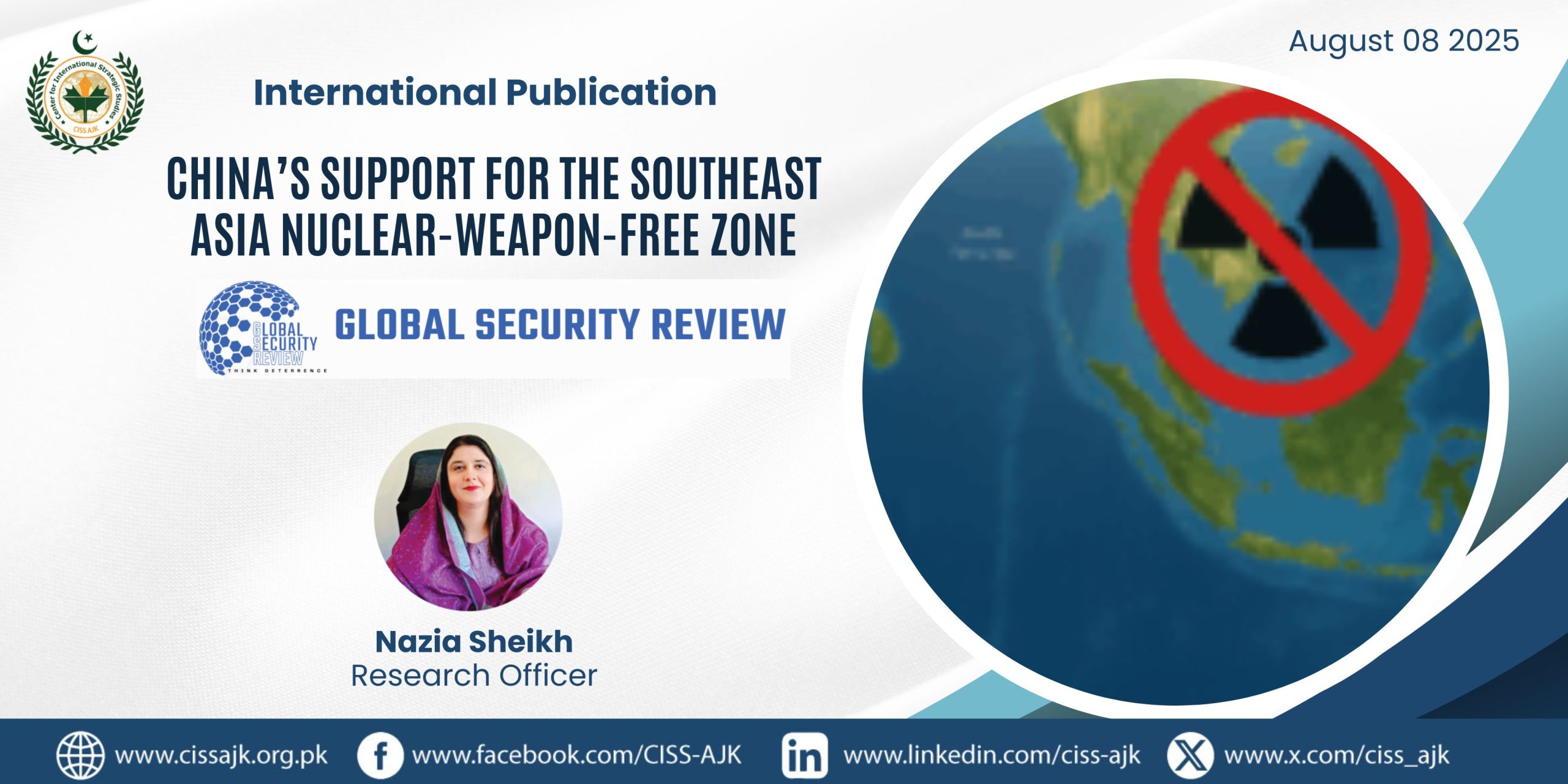 China’s Support for the Southeast Asia Nuclear-Weapon-Free Zone