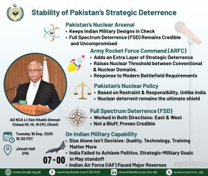 Stability of Pakistan's Strategic Deterrence